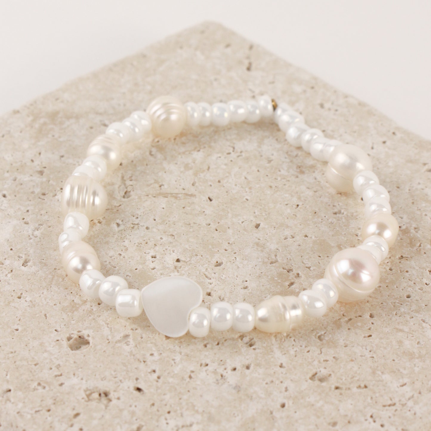 Armband 'Pearl Heart'