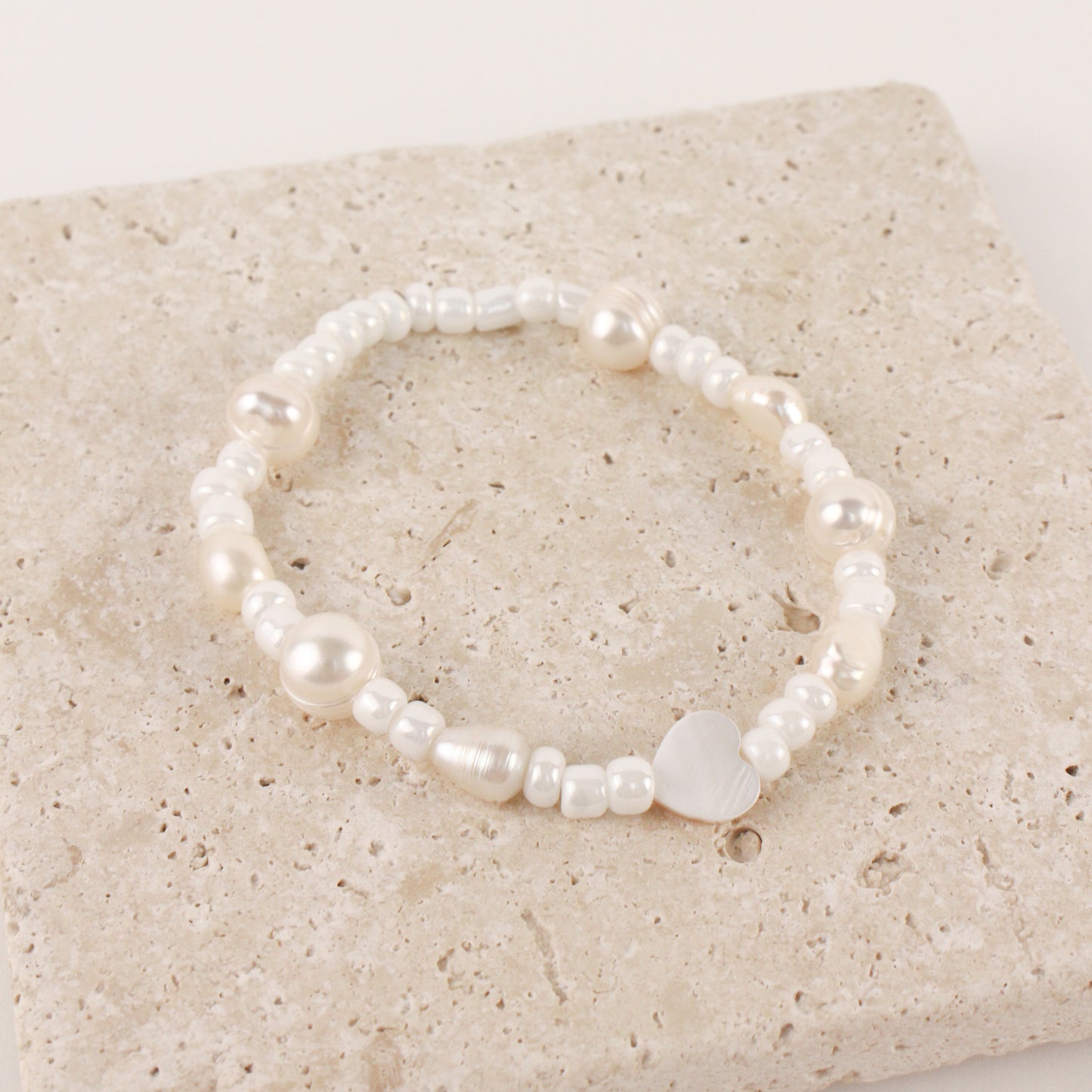 Armband 'Pearl Heart'