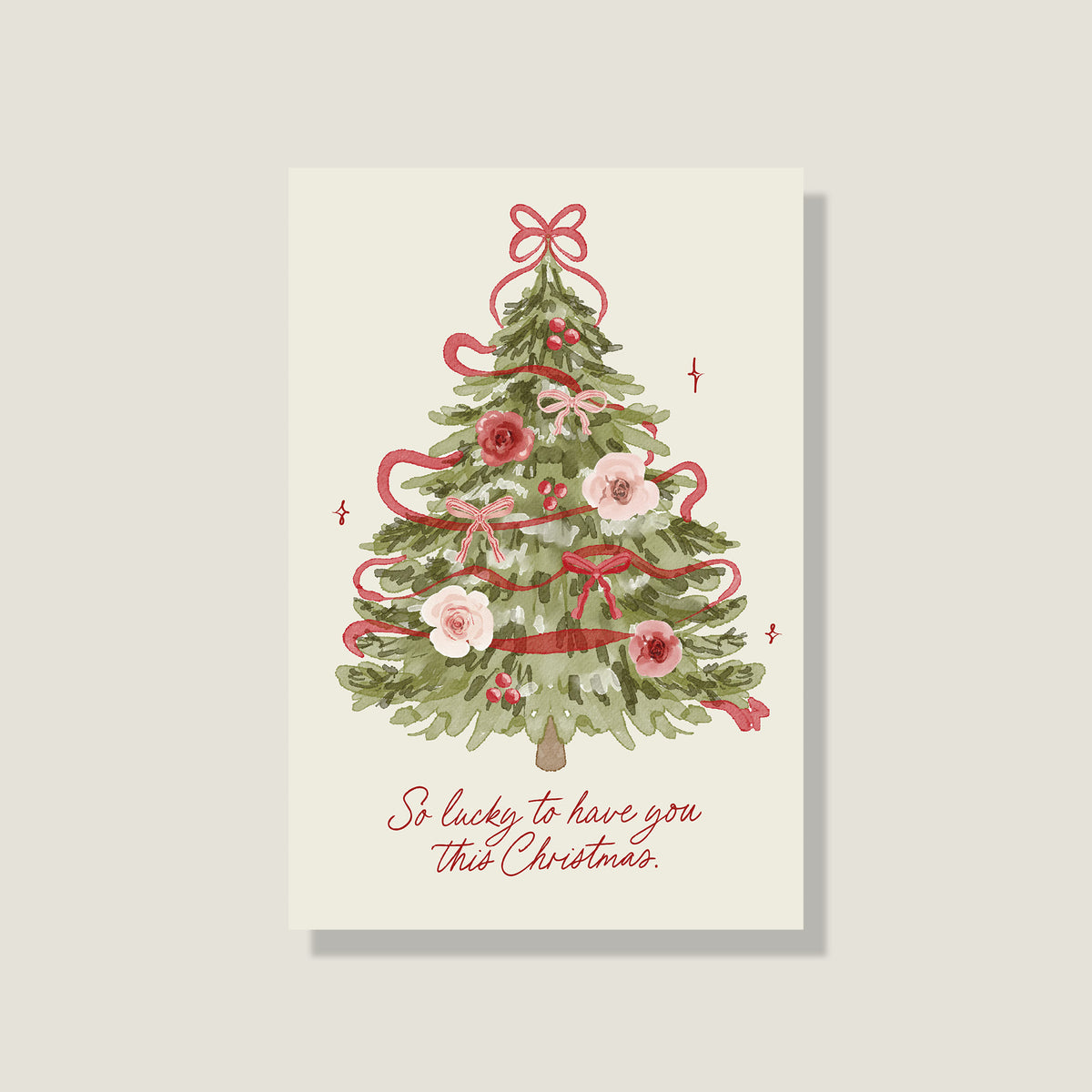 Postkarte 'This Christmas'