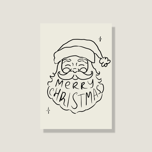 Postkarte 'Merry Christmas'