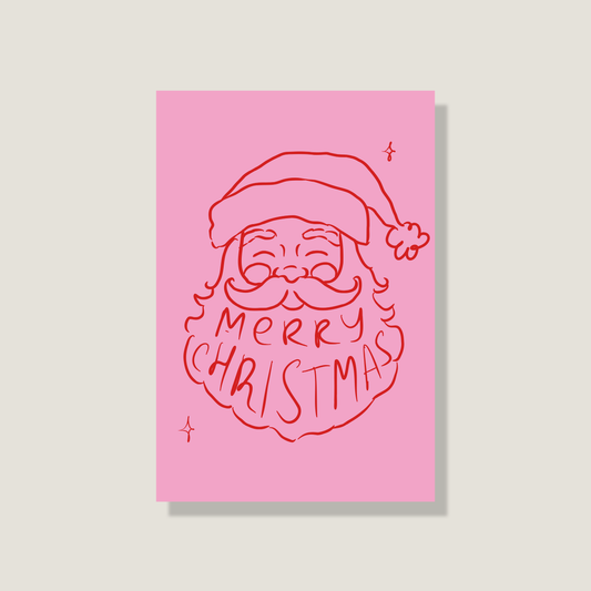 Postkarte 'Merry Christmas'