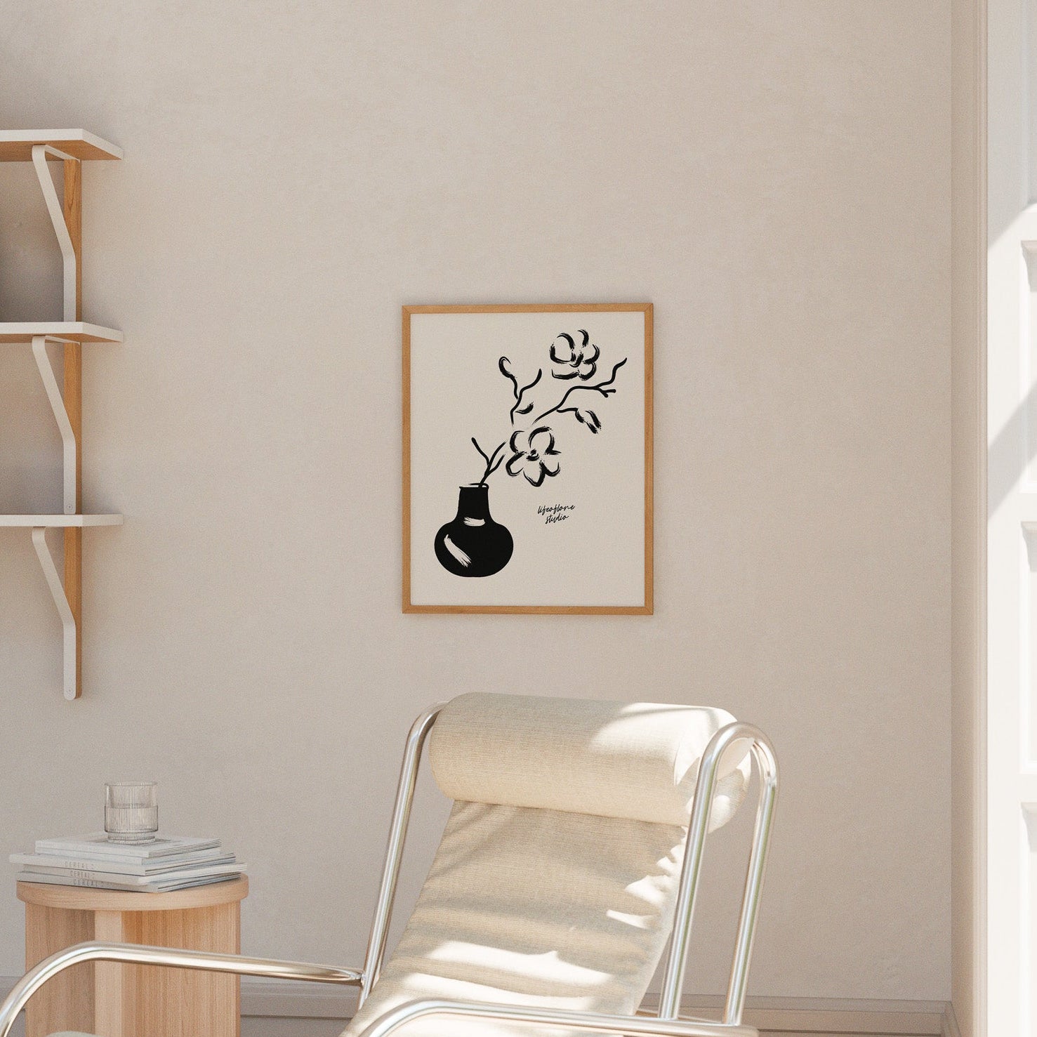 Aesthetic Print mit motivierendem Spruch – scandi inspiriert