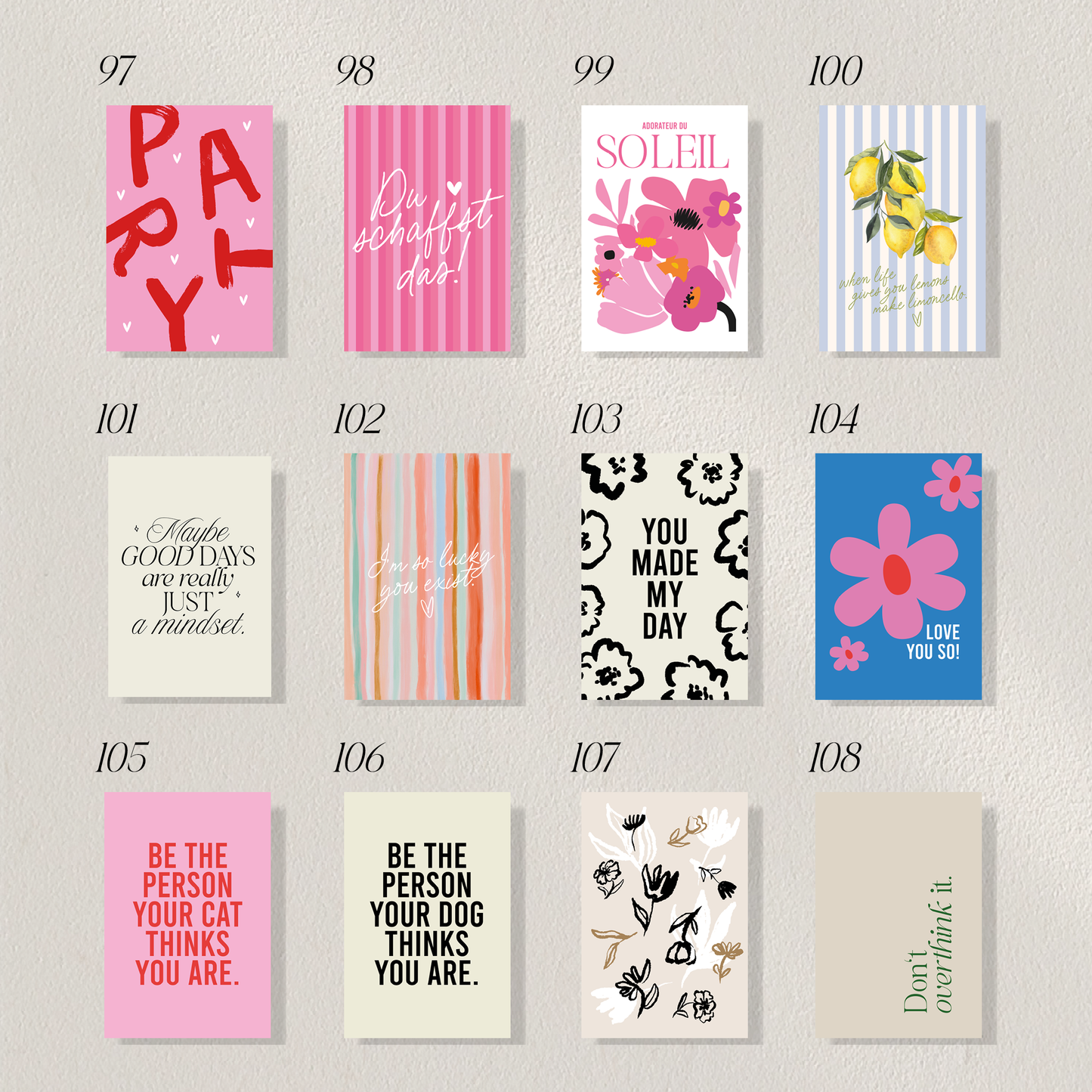 Postkarten Set - Individueller Mix