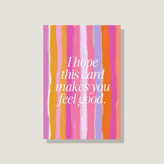 Postkarte 'Feel good'