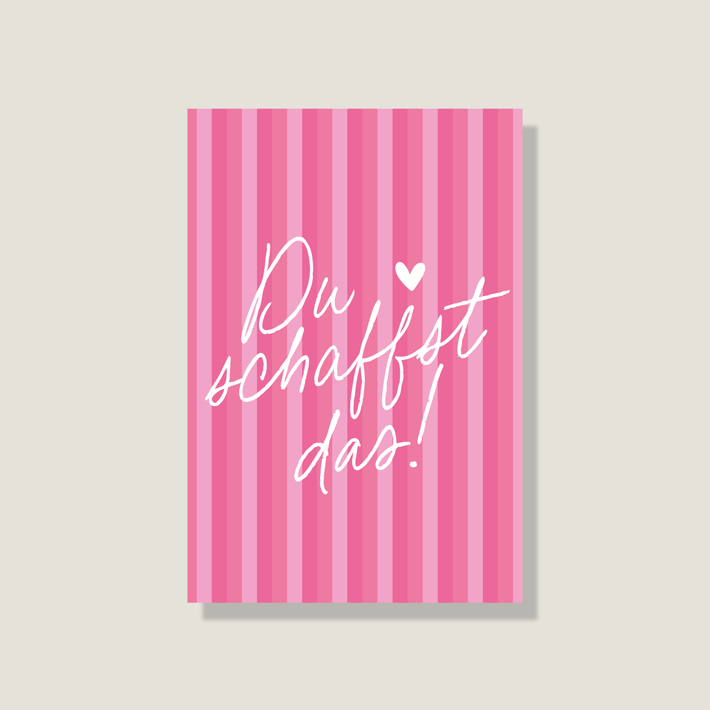 Postkarte 'Du schaffst das'