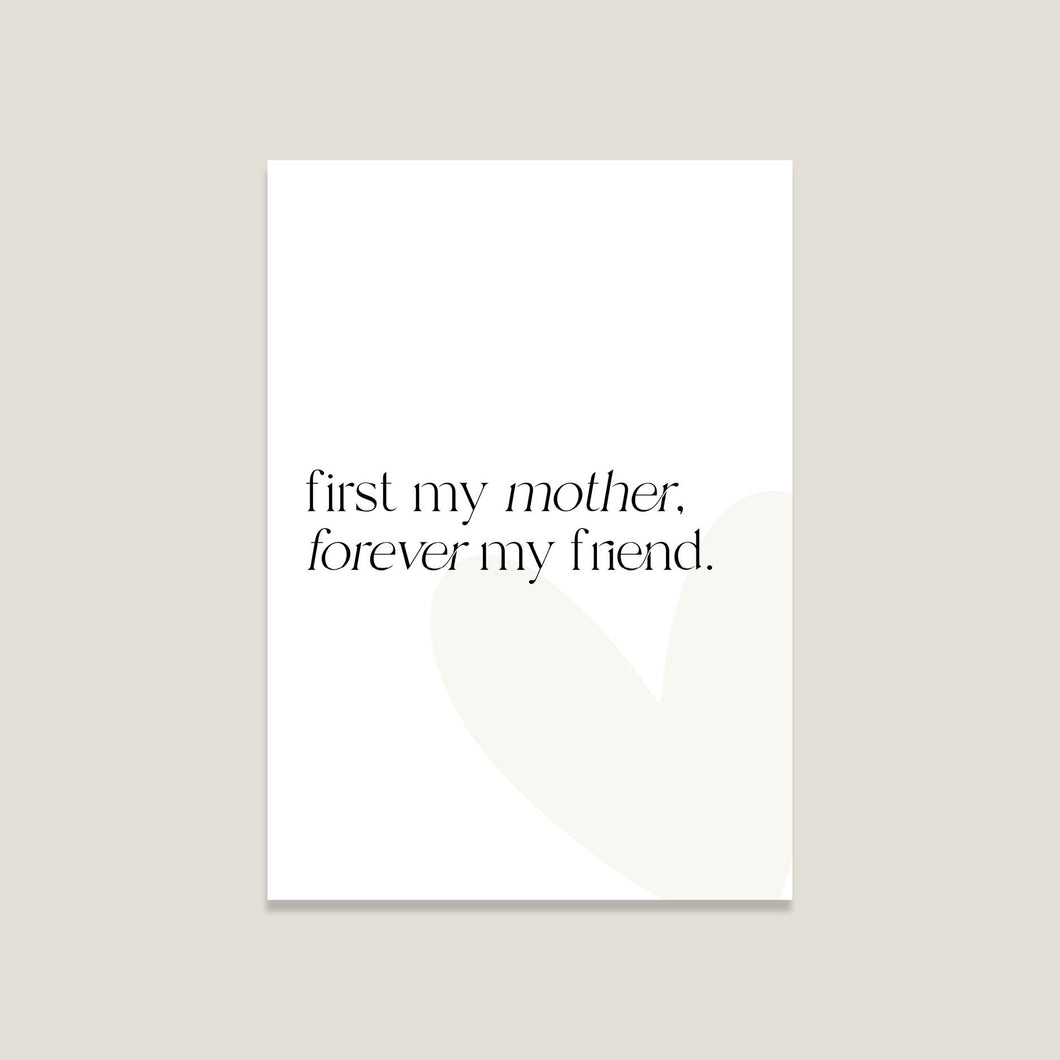 Postkarte 'Mother'