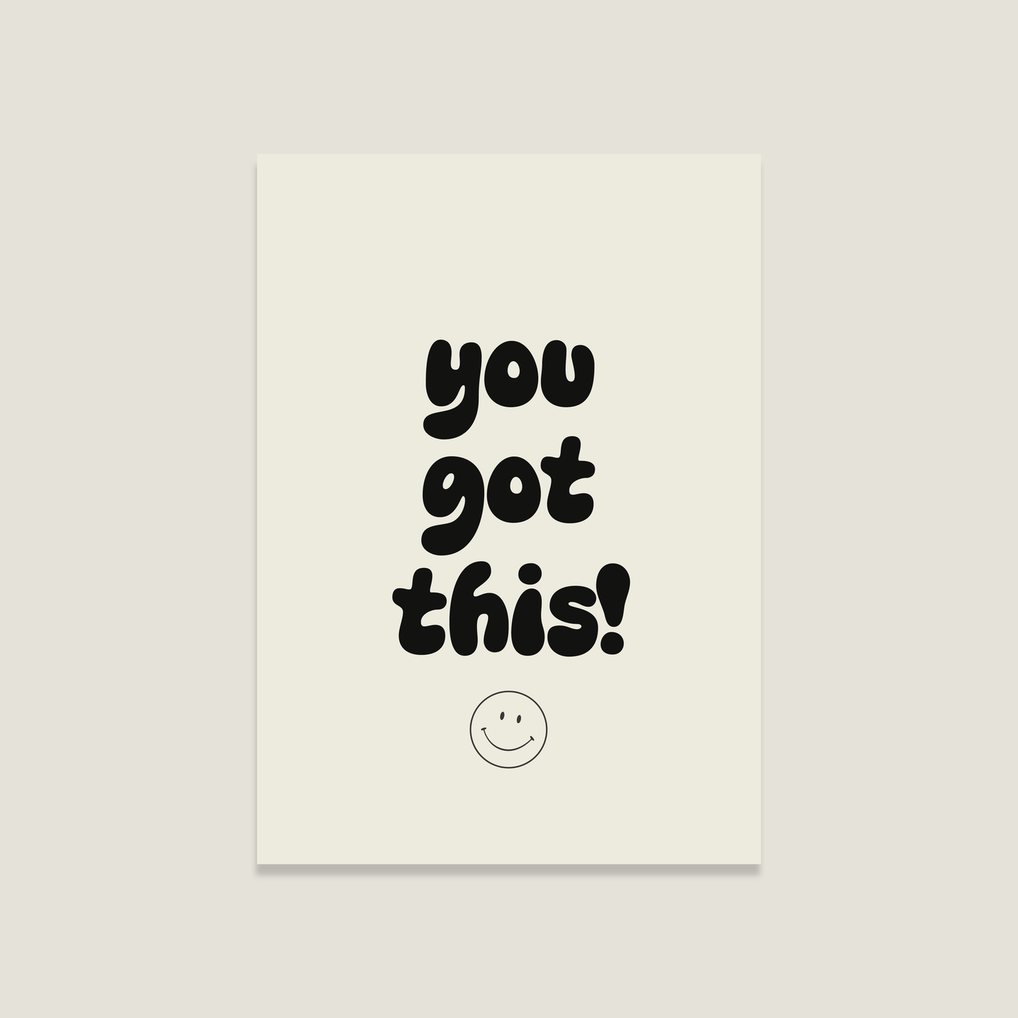 Postkarte 'You got this'