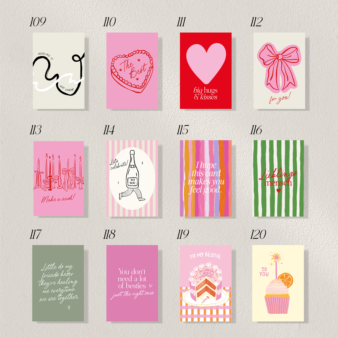 Postkarten Set - Individueller Mix