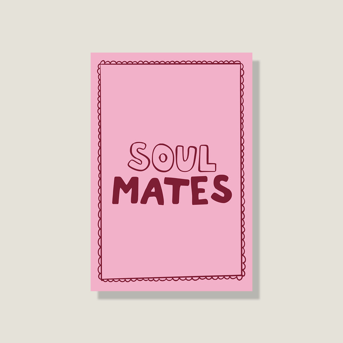 Postkarte 'Soul Mates'
