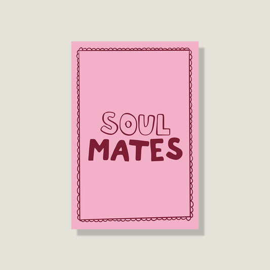 Postkarte 'Soul Mates'