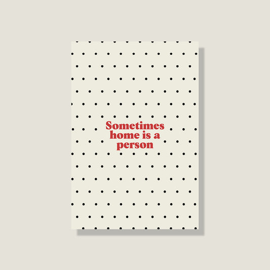 Postkarte 'Sometimes'