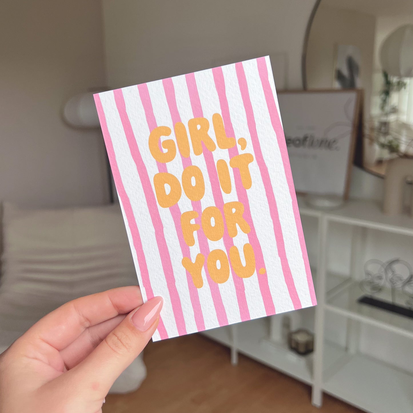 Postkarte 'Do it for you'