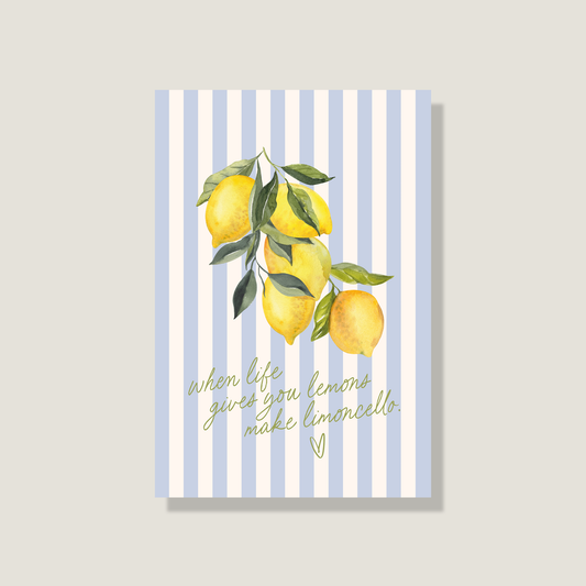 Postkarte 'Limoncello'