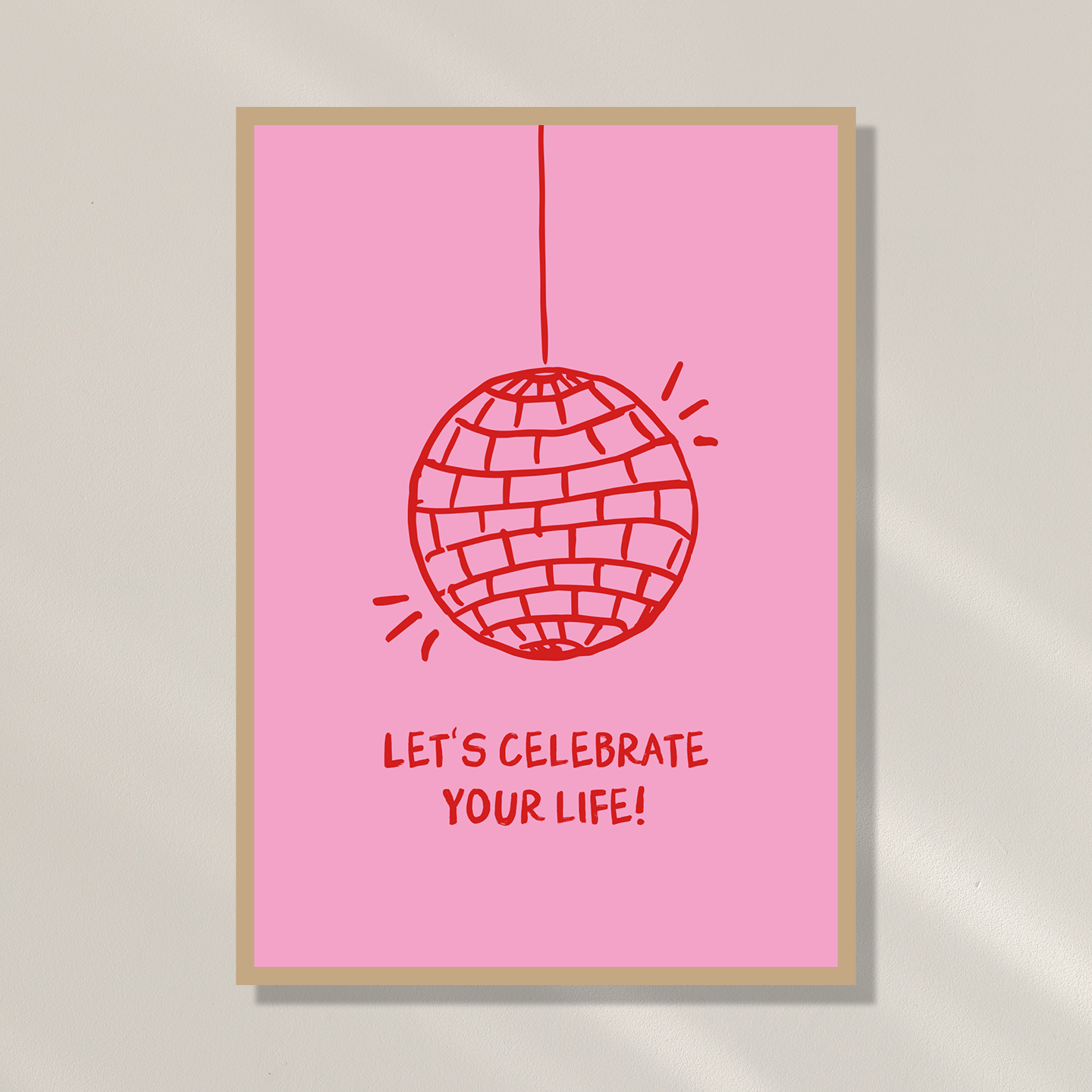 Empowerment Poster mit Statement – minimalistischer Print an der Wand