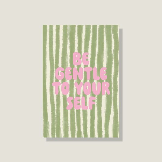 Postkarte 'Be gentle'