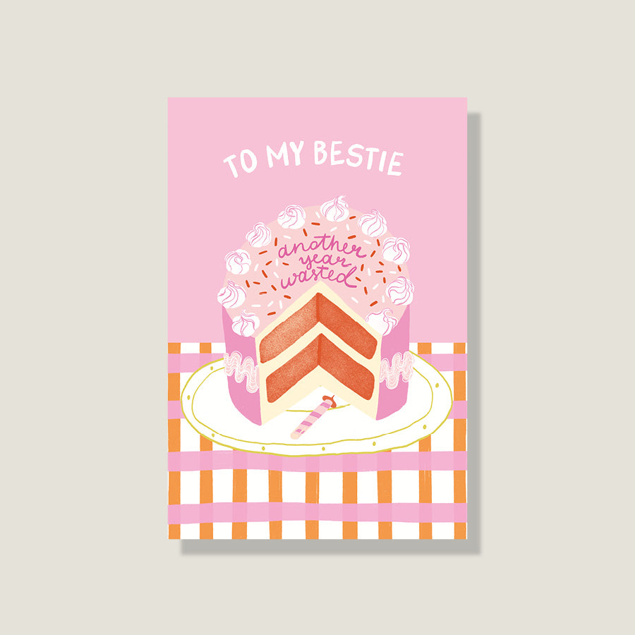 Postkarte 'To my bestie'