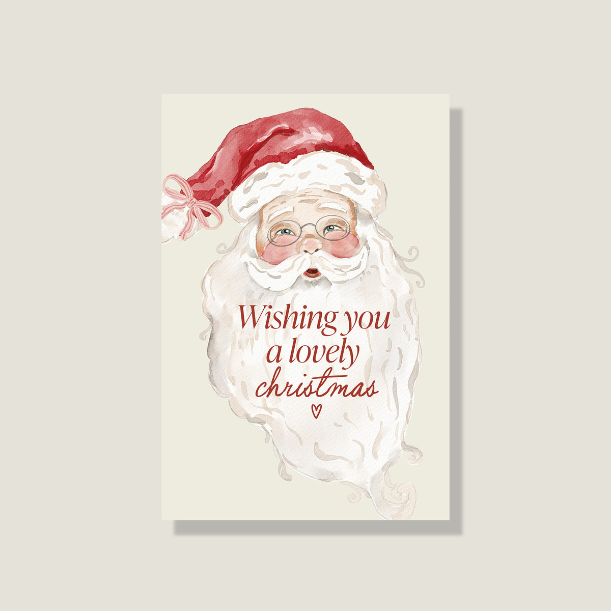 Postkarte 'Lovely christmas'