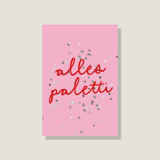 Postkarte 'Alles Paletti'