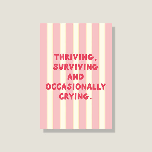 Postkarte 'Surviving'