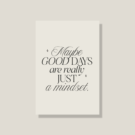 Postkarte 'Good days'