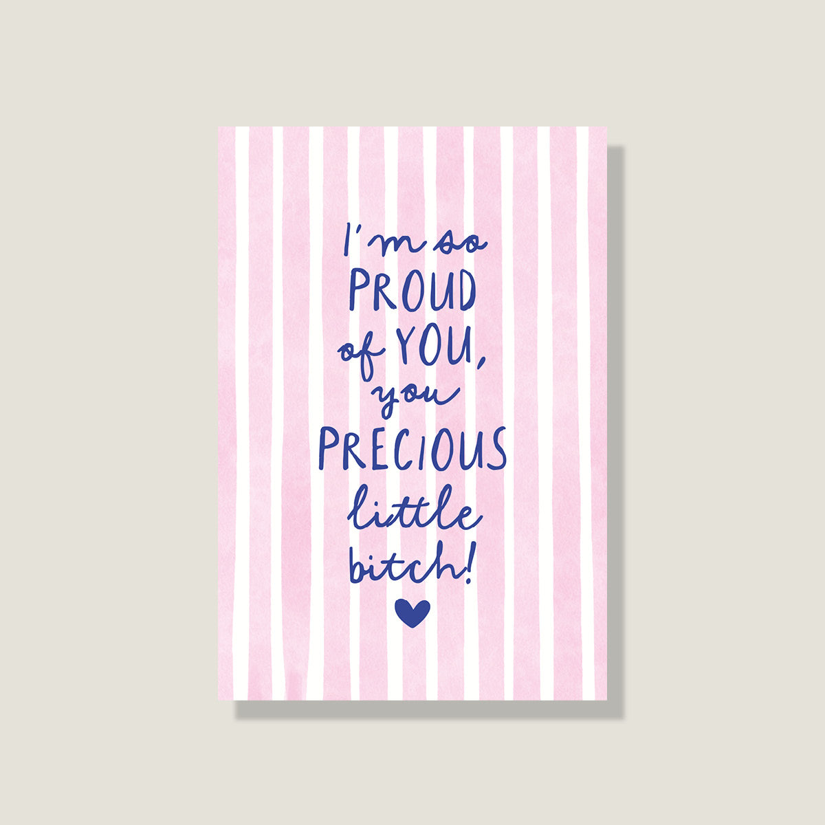 Postkarte 'Proud of you'
