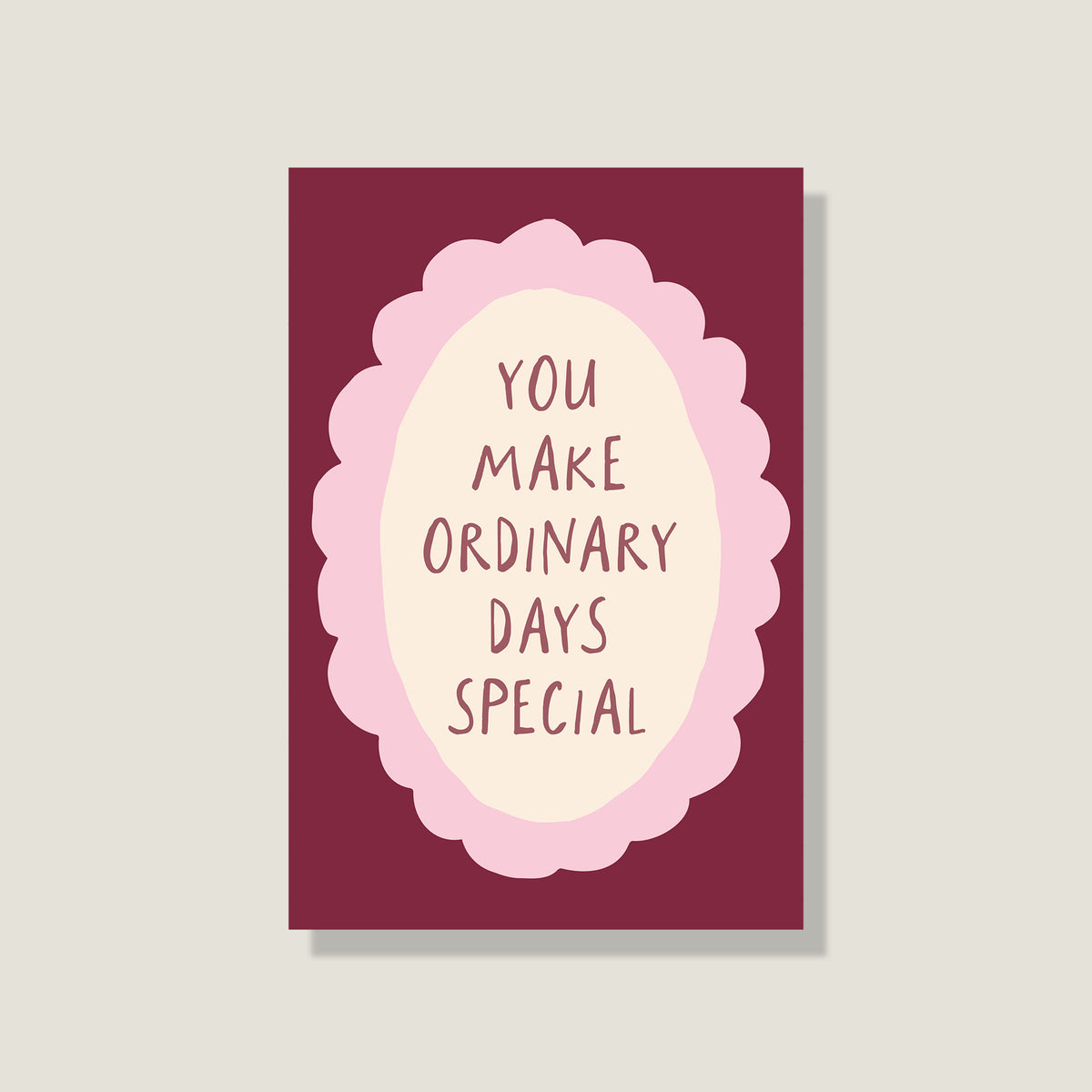 Postkarte 'Ordinary days'