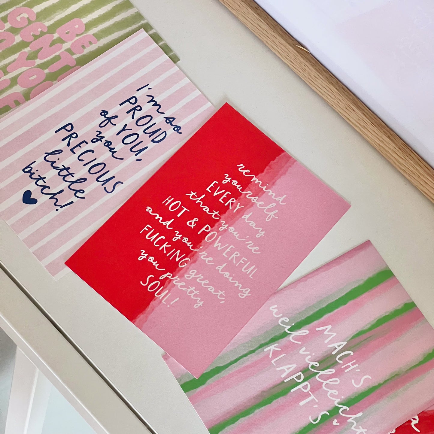 Postkarte 'Proud of you'