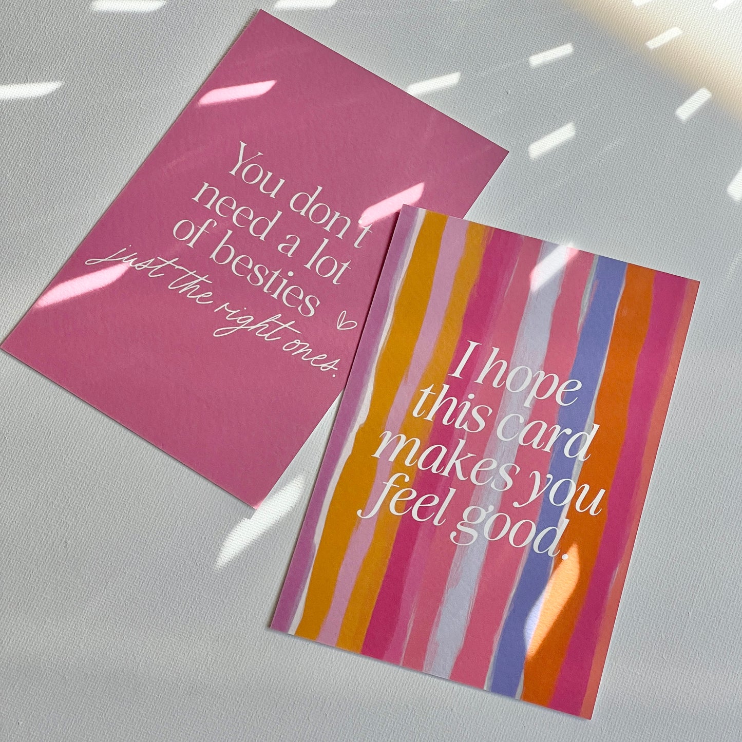Postkarte 'Feel good'