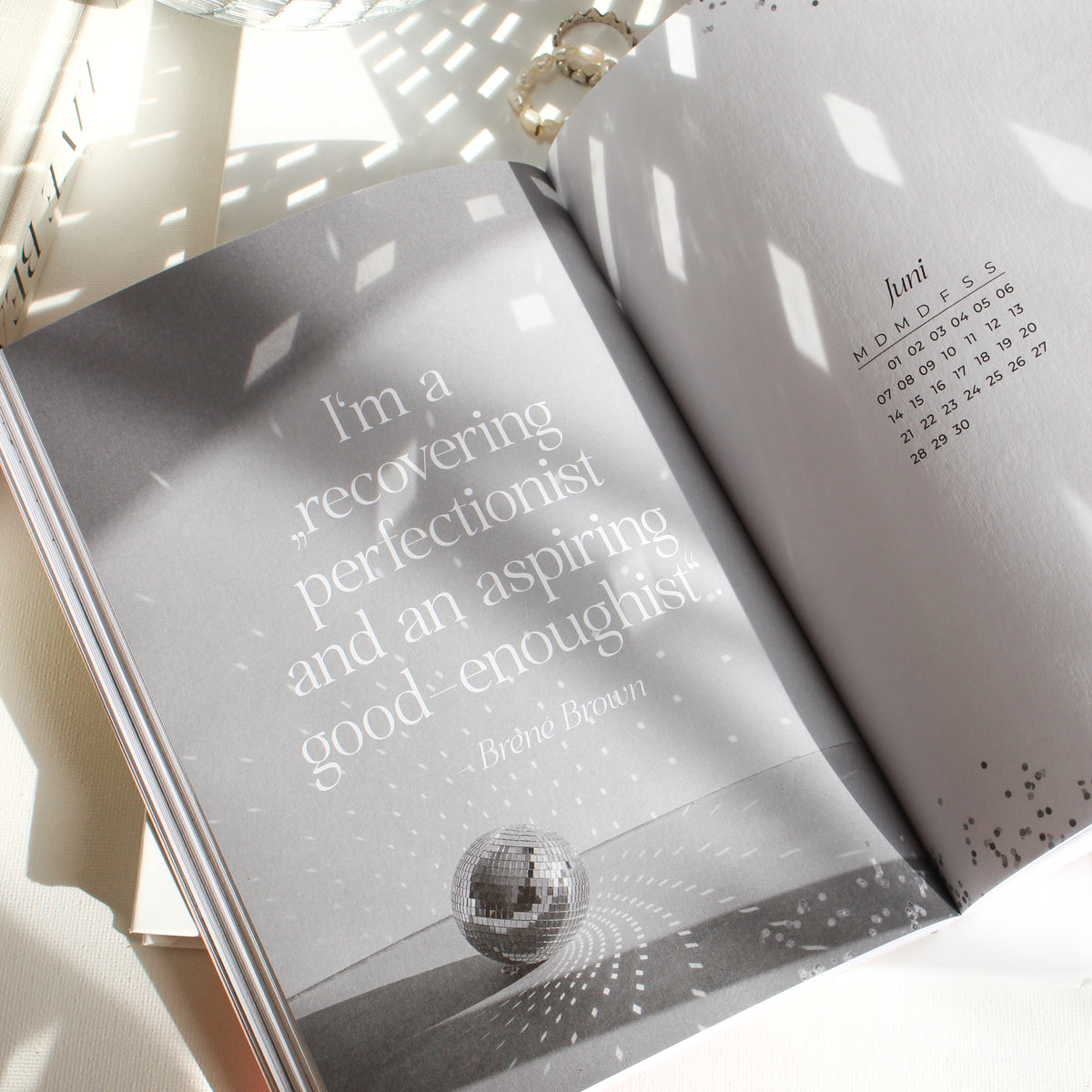 Softcover Kalender 'Perfectionism detox'