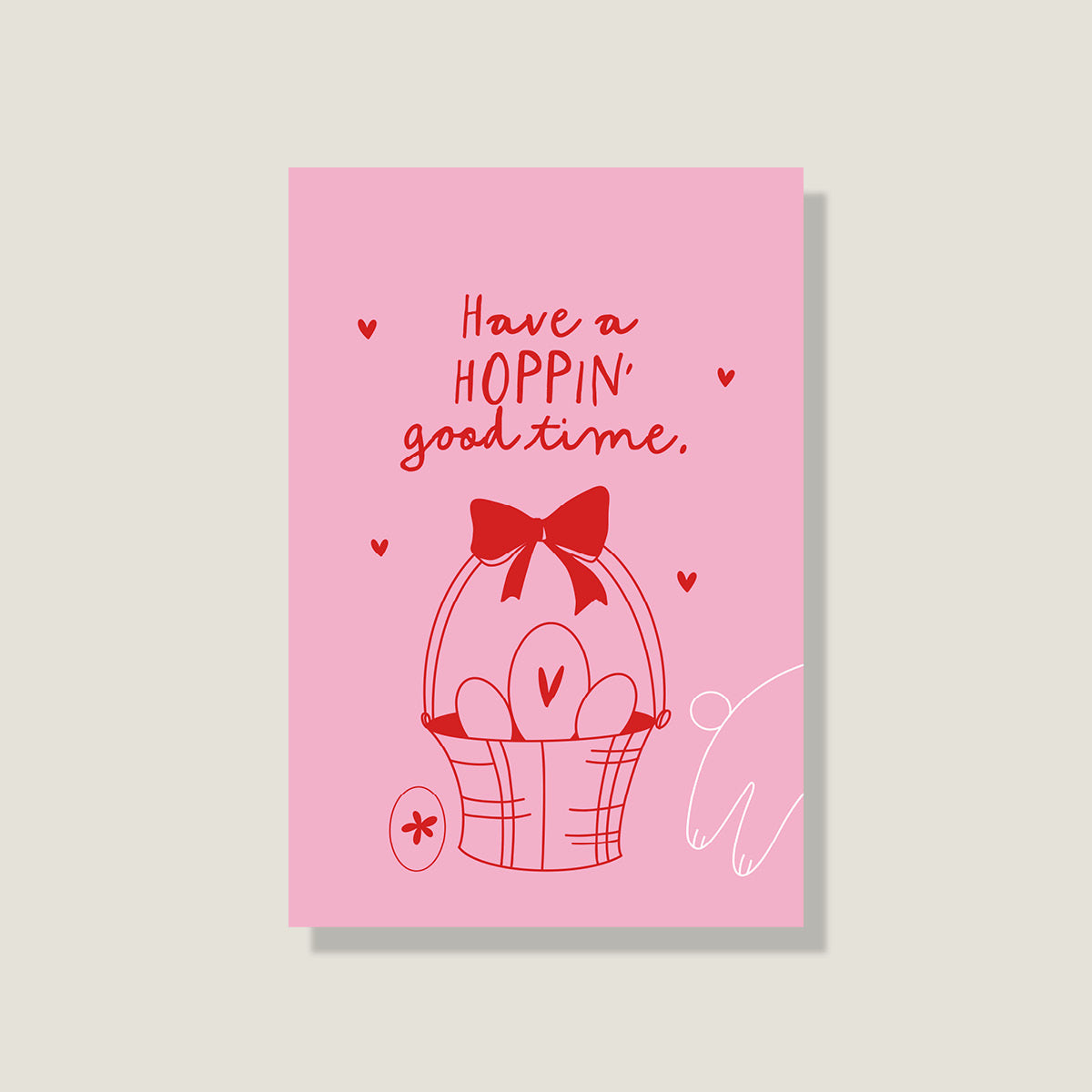 Postkarte 'Hoppin' good time'