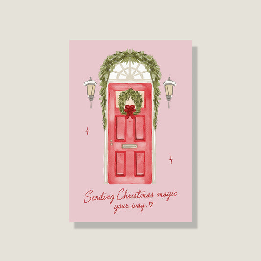 Postkarte 'Christmas magic'
