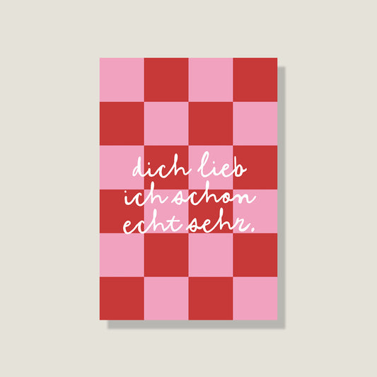 Postkarte 'Echt sehr'