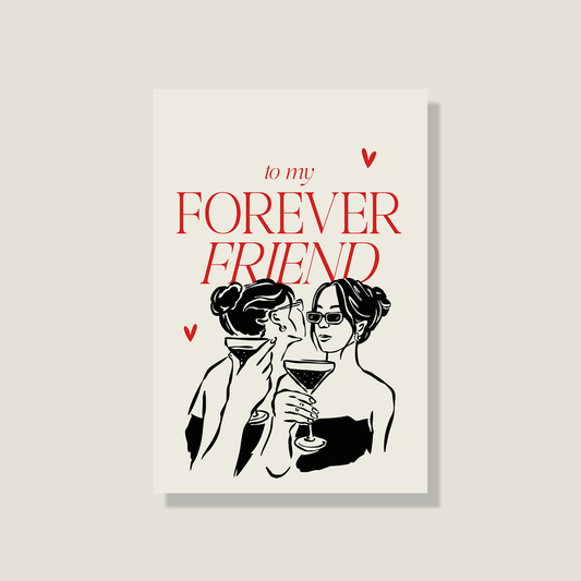 Postkarte 'Forever friend'