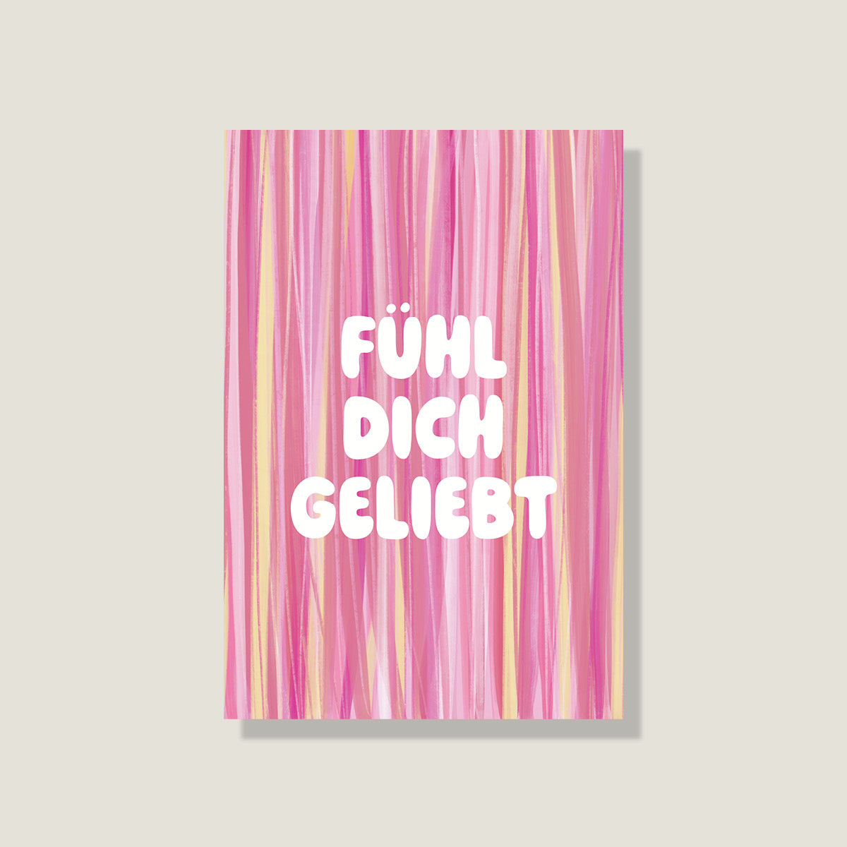 Postkarte 'Fühl dich geliebt'