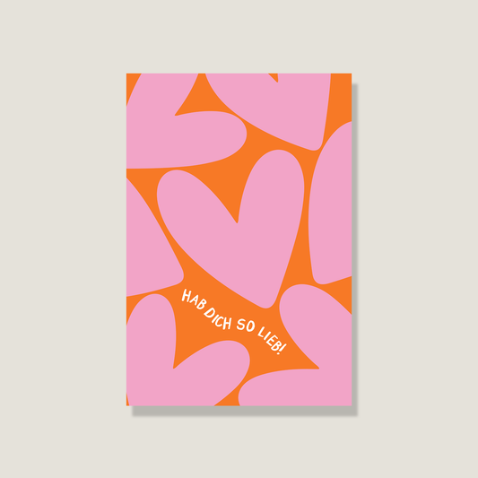 Postkarte 'So lieb'