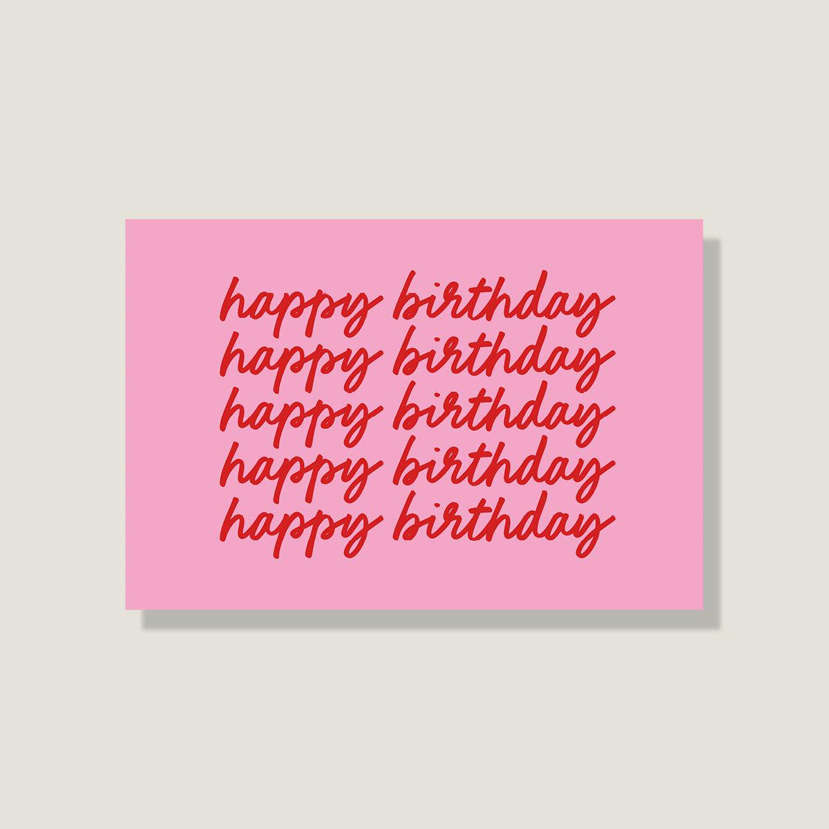 Postkarte 'Happy Birthday'