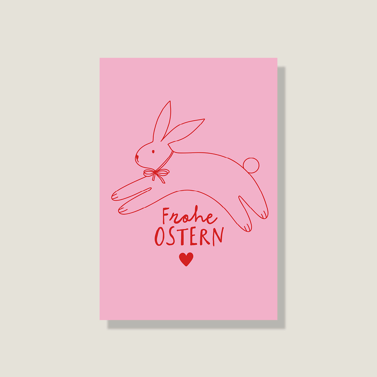 Postkarte 'Frohe Ostern'
