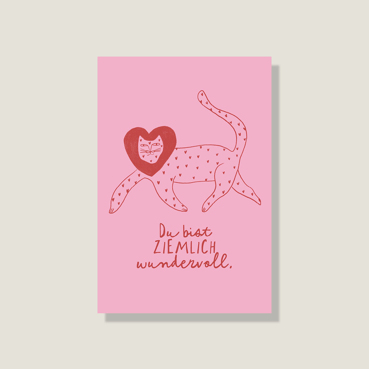 Postkarte 'Wundervoll'