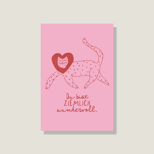 Postkarte 'Wundervoll'