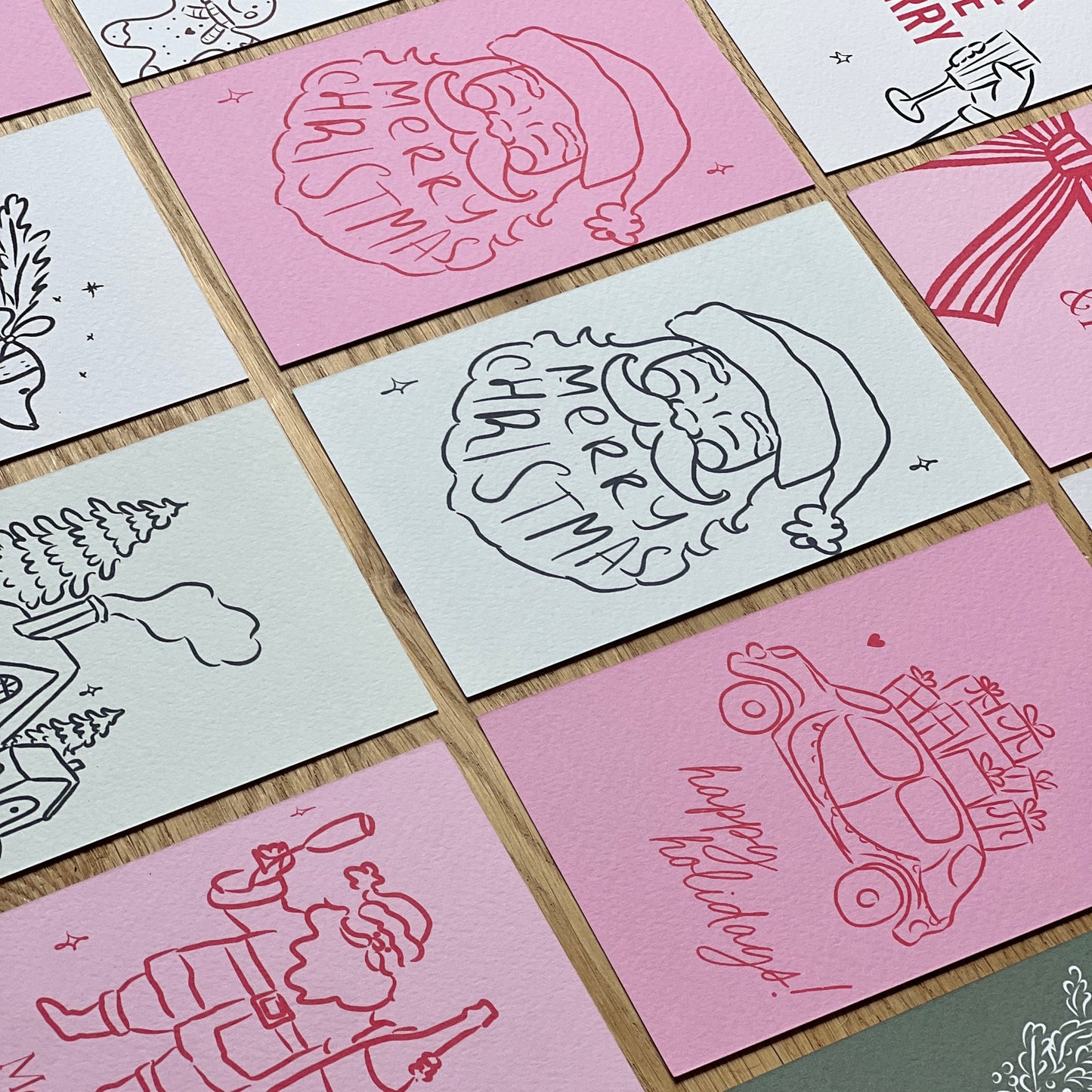 Postkarte 'Frohe Weihnachten'
