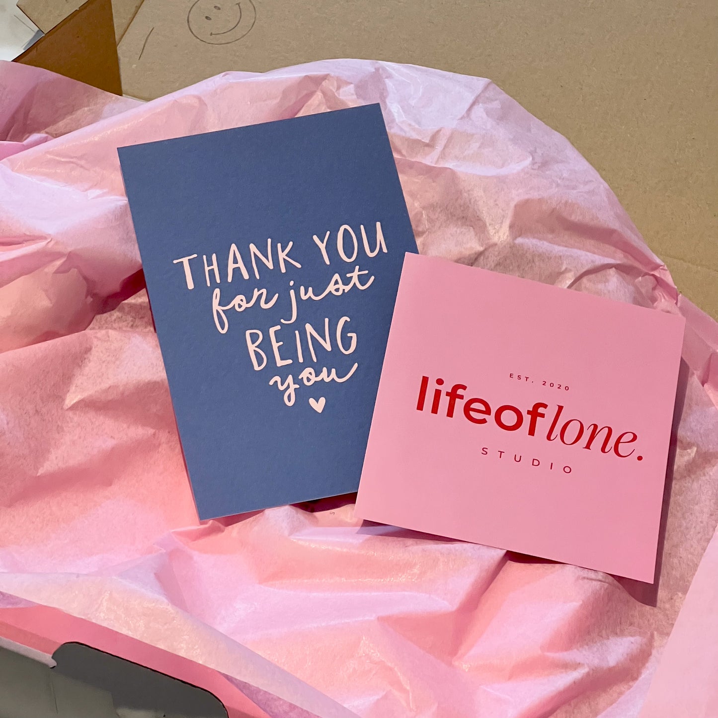 Postkarte 'Being you'