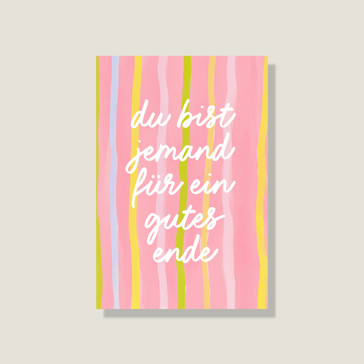 Postkarte 'Gutes Ende'