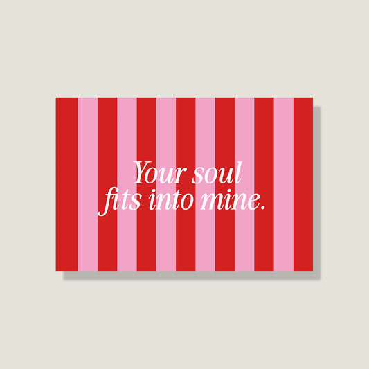 Postkarte 'Your soul'
