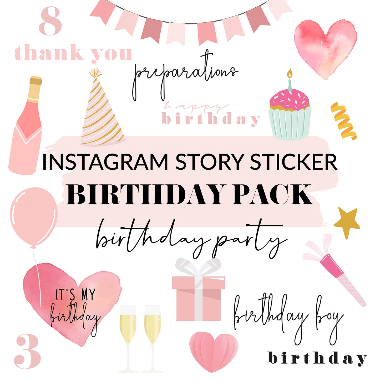 Story Sticker BIRTHDAY